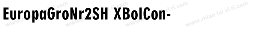 EuropaGroNr2SH XBolCon字体转换